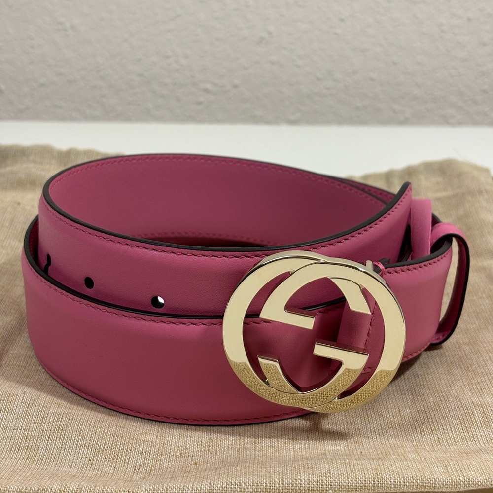 Gucci Interlocking G leather Belt